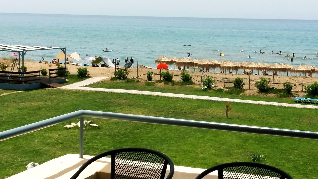 Ostria Hotel Kakovatos Beach Zacharo Bagian luar foto