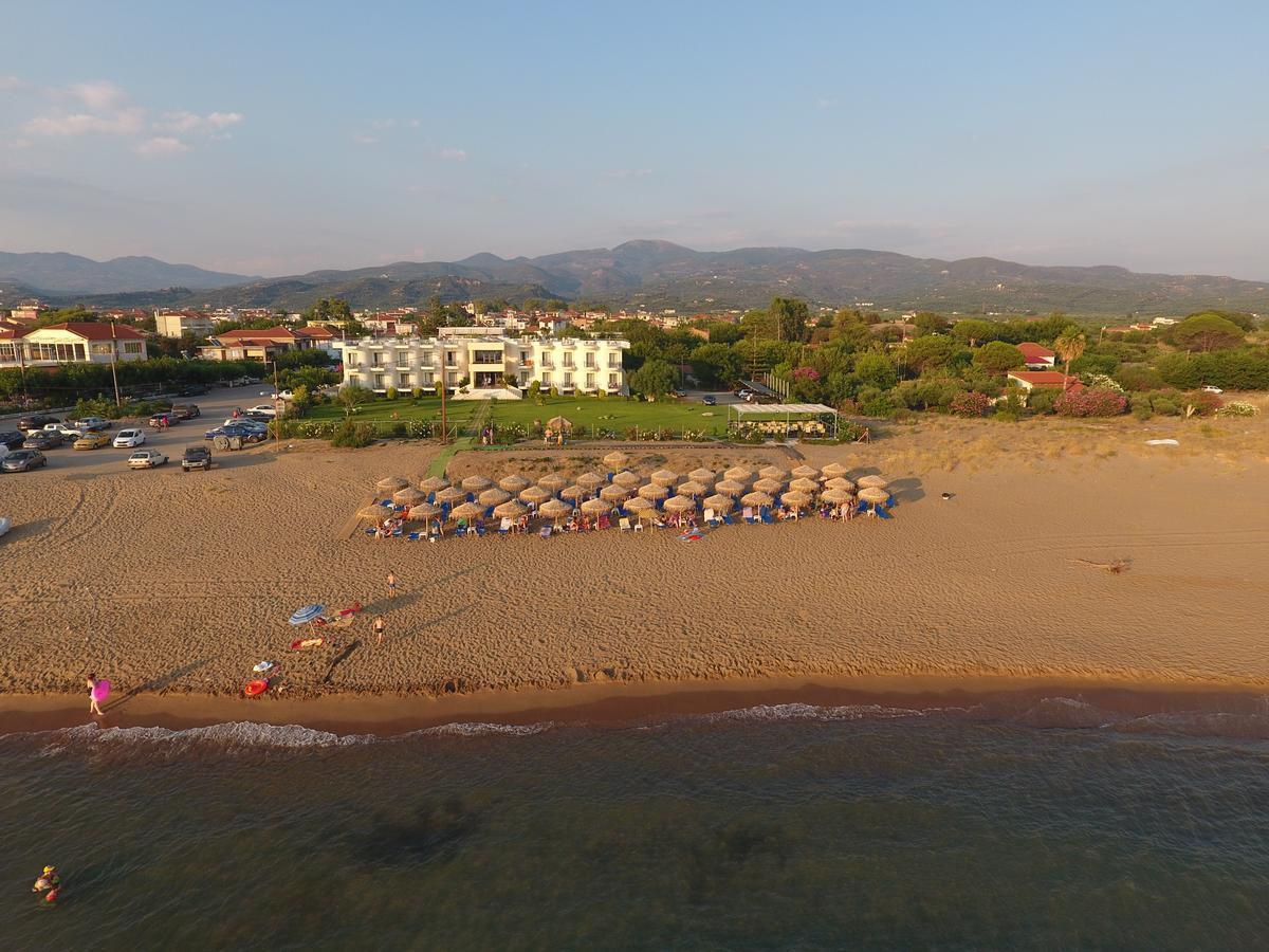 Ostria Hotel Kakovatos Beach Zacharo Bagian luar foto