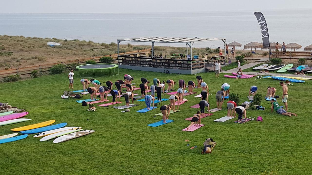 Ostria Hotel Kakovatos Beach Zacharo Bagian luar foto